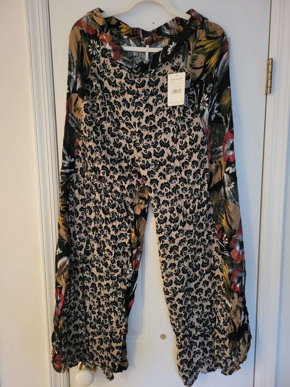 Wide Leg Floral Pants